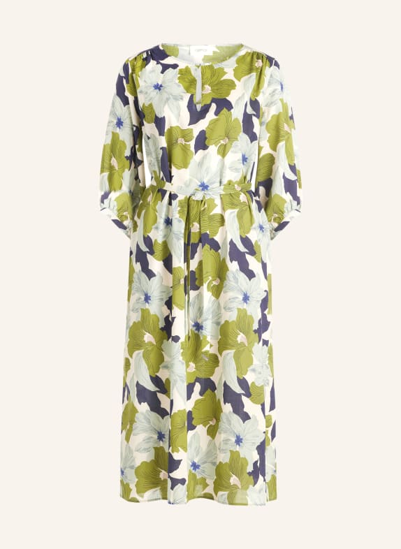 CARTOON Jurk met 3/4-mouwen GROEN / ECRU / DONKERBLAUW