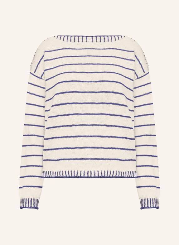 CARTOON Trui CRÈME / DONKERBLAUW