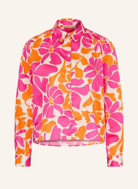 Smith & Soul Hemdbluse PINK / CREME / ORANGE