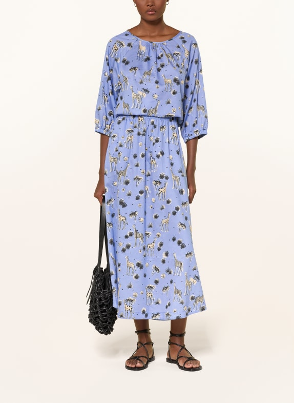 Smith & Soul Blouse met 3/4-mouwen LICHTBLAUW / WIT / ZWART