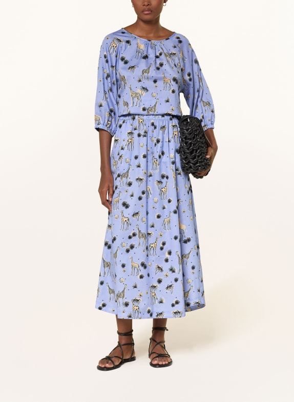 Smith & Soul rok LICHTBLAUW / WIT / ZWART