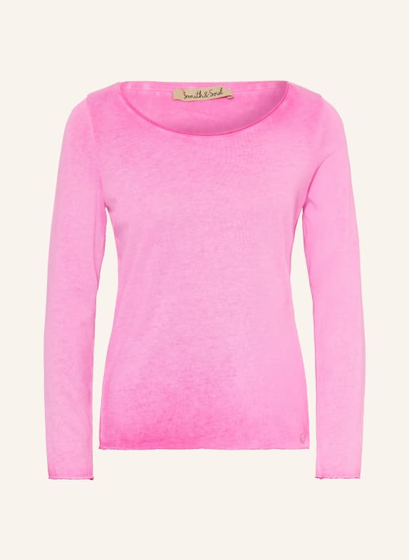 Smith & Soul T-shirt à manches longues FUCHSIA / ROSE