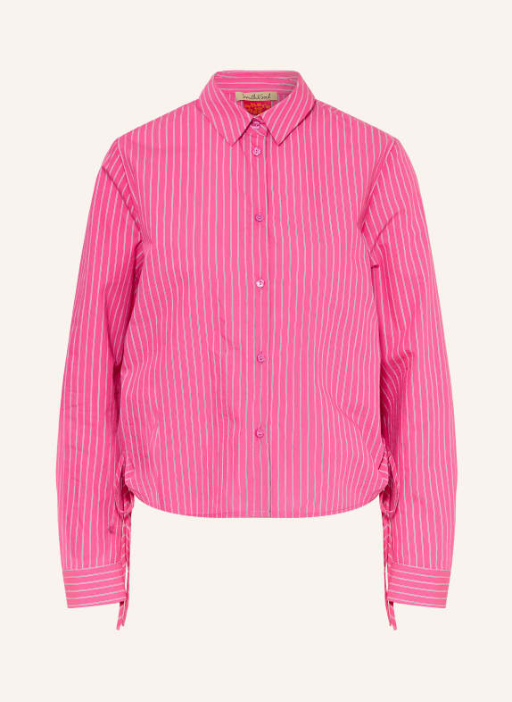 Smith & Soul Hemdbluse PINK / WEISS / SCHWARZ