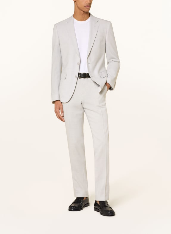 BOSS Anzug HUGE Slim Fit HELLGRAU