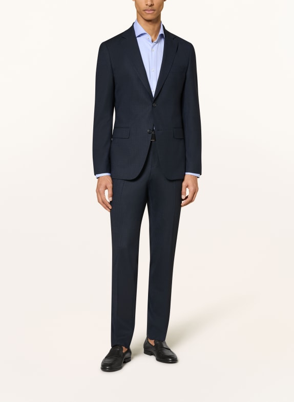 BOSS Kostym HUGE Slim Fit MÖRKBLÅ
