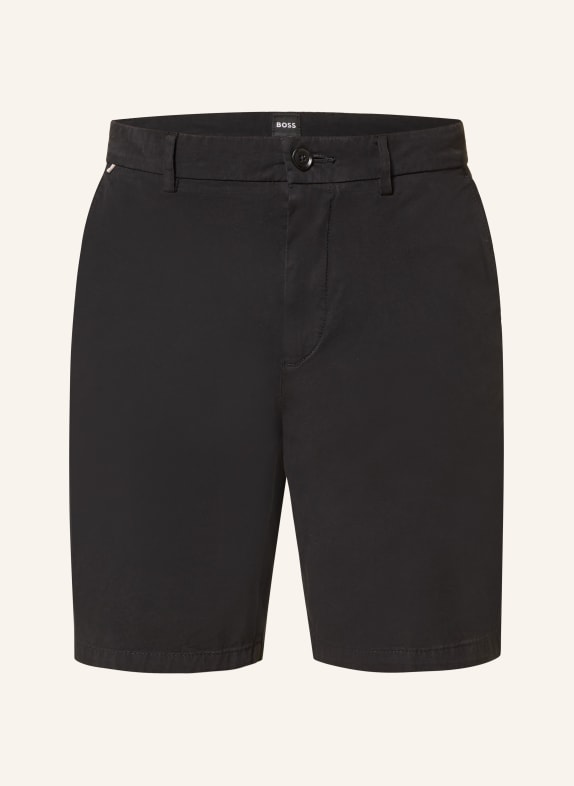 BOSS Short chino KANE Coupe moderne régulière NOIR