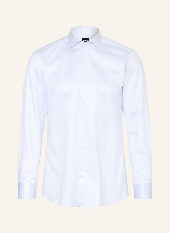 BOSS Hemd HANK Slim Fit WEISS / HELLBLAU