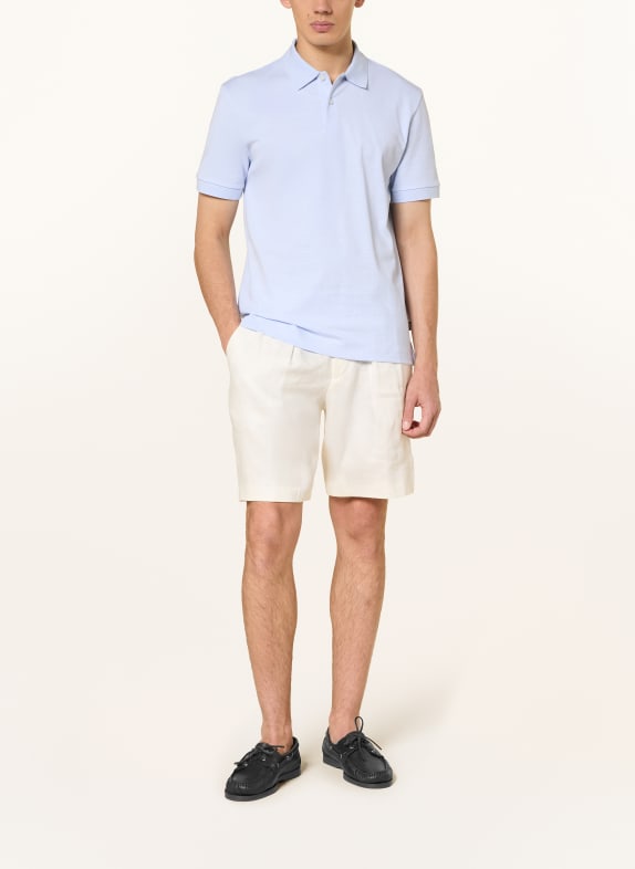 BOSS Piqué poloshirt PARLAY LICHTBLAUW