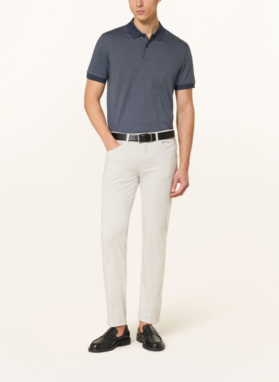 BOSS Piqué poloshirt PARLAY BLAUW
