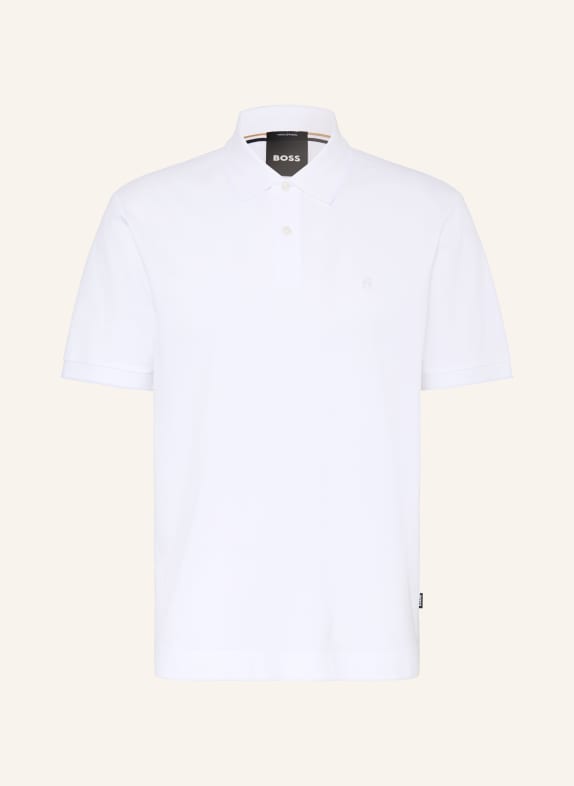 BOSS Piqué-Poloshirt PARRIS WEISS