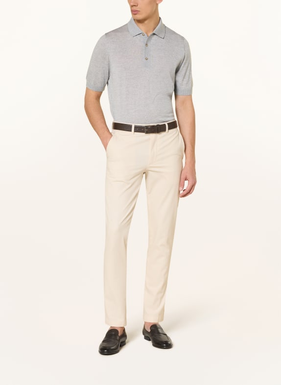 BOSS Strick-Poloshirt NOLANO GRAU