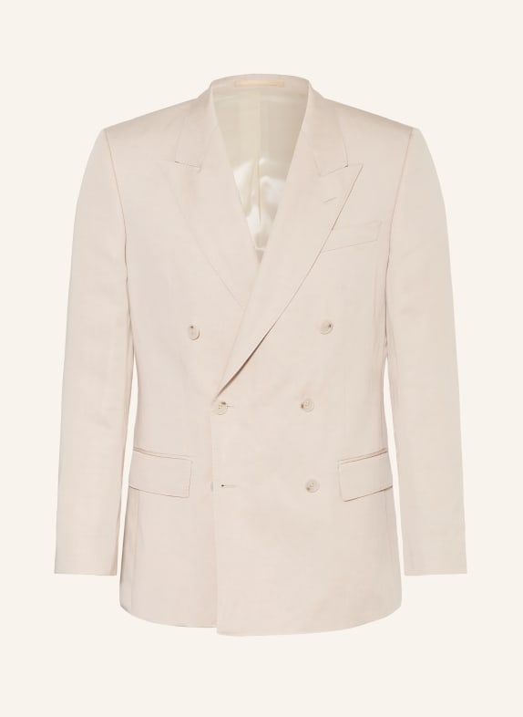 BOSS Slim fit colbert van linnen 075 OPEN GREY