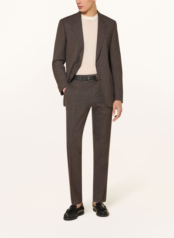 BOSS Anzughose Slim Fit 208 DARK BROWN