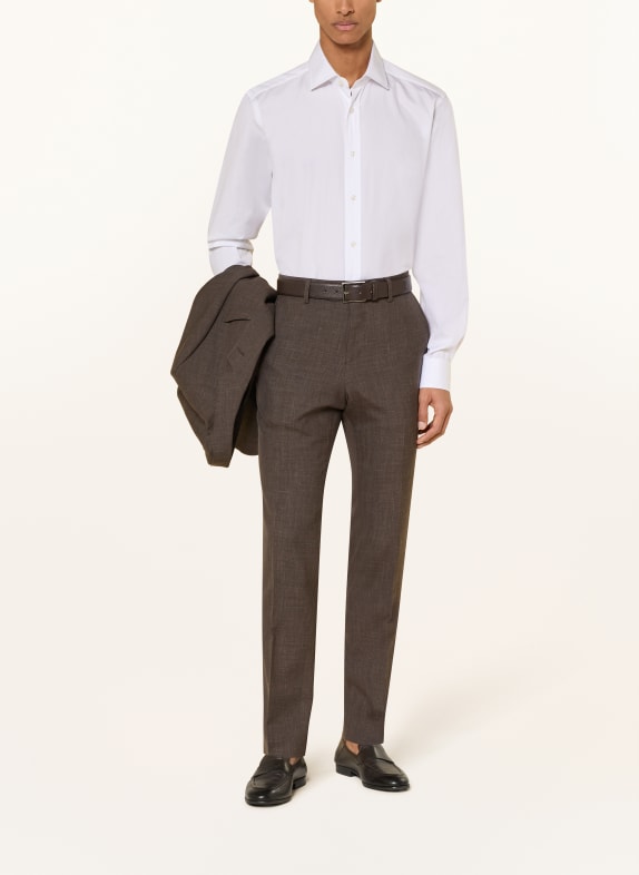 BOSS Skjorte DAVID Slim Fit HVID