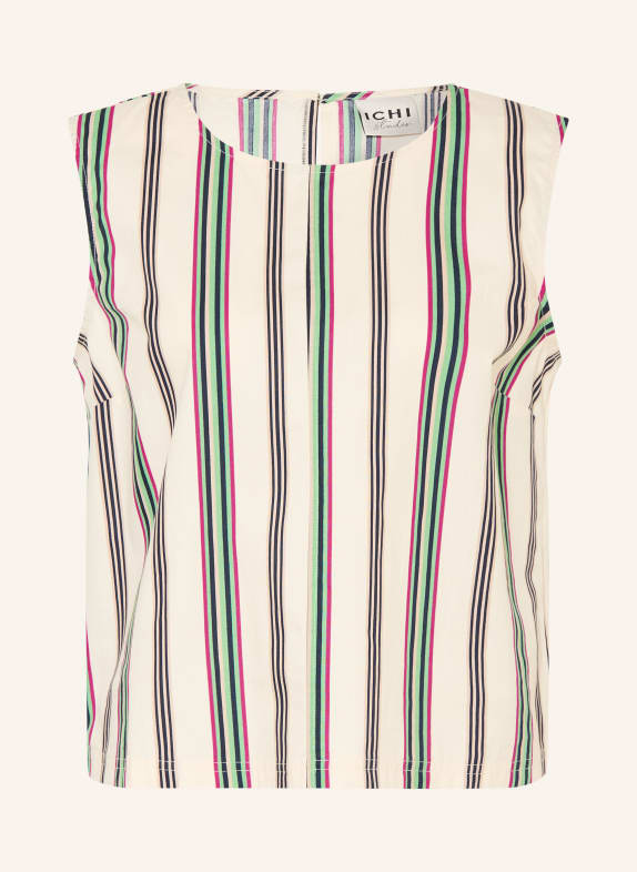 ICHI IHLEANNA Blouse Top CREAM / PINK / LIGHT GREEN