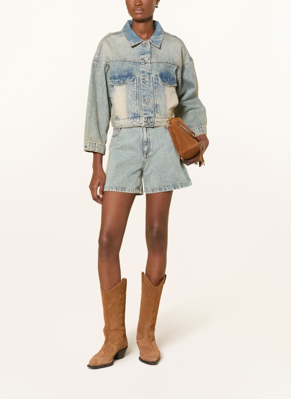 ICHI Jeansshort IHAVENY 900005260 LIGHT BLUE BLEACHED