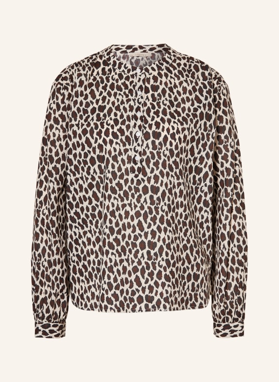 lilienfels Blusenshirt CREME / DUNKELBRAUN / SCHWARZ