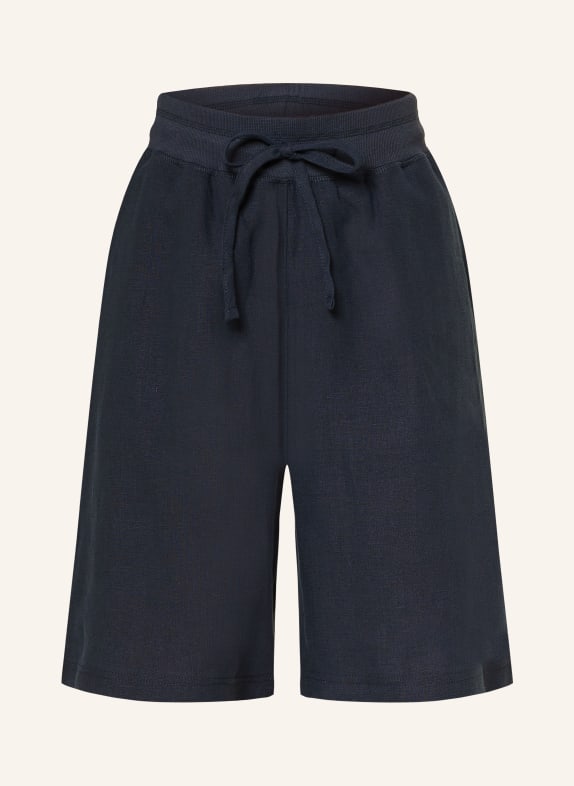 darling harbour linen Bermuda shorts NAVY