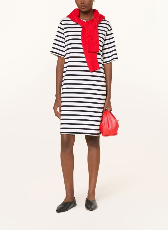 darling harbour Jerseykleid WHITE / BLACK