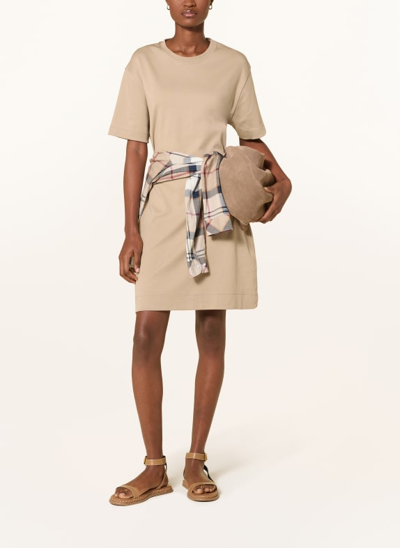 darling harbour jersey dress TAUPE