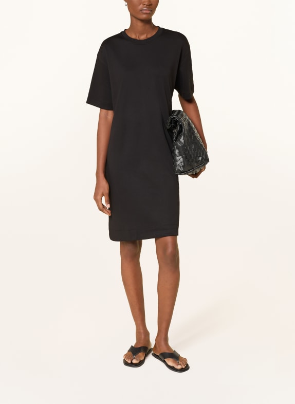 darling harbour sukienka z dżerseju BLACK