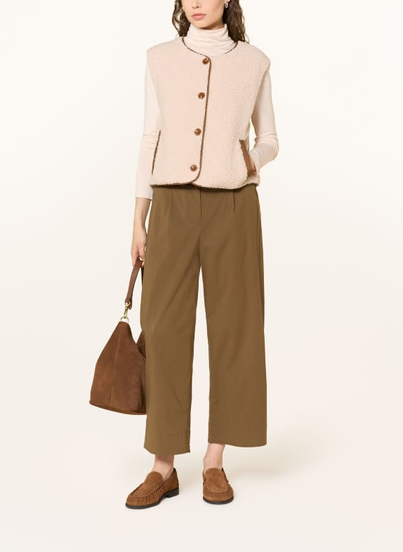 darling harbour Teddyfell-Weste BEIGE