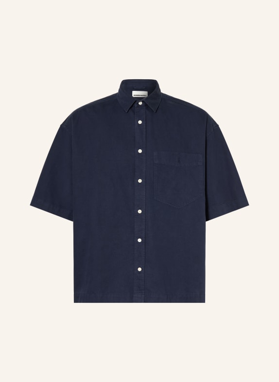 ARMEDANGELS Kurzarm-Hemd Comfort Fit DUNKELBLAU