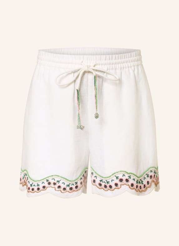 ottod'ame Linnen short met strass-steentjes WIT / GOUD / ROSÉ