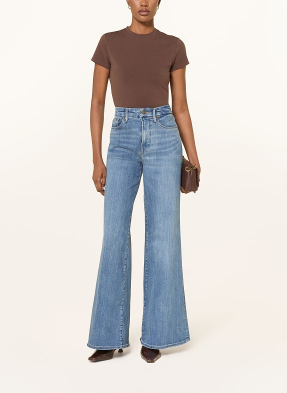 GOOD AMERICAN T-shirt MARRON FONCÉ
