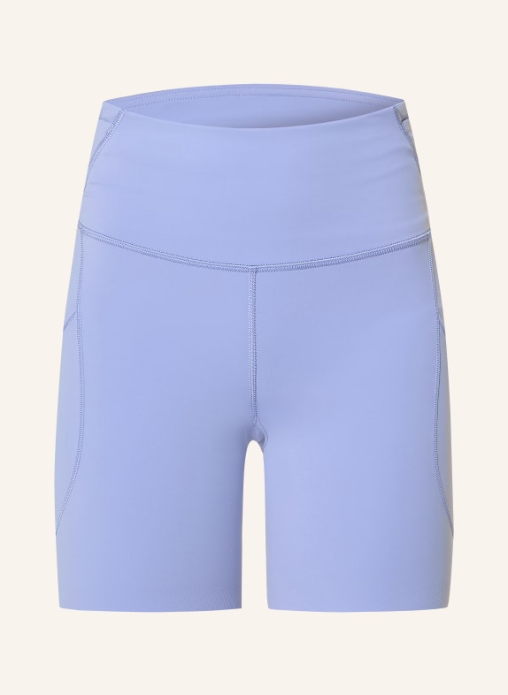 lululemon Legginsy do biegania FAST AND FREE HR SHORT 6IN NIEBIESKI