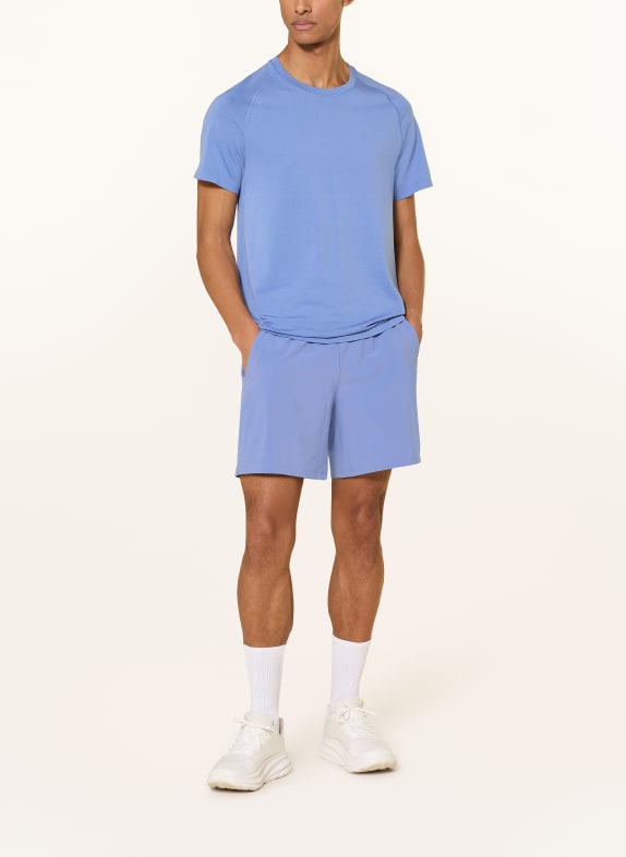 lululemon 2-in-1 hardloopshort PACE BREAKER LICHTBLAUW