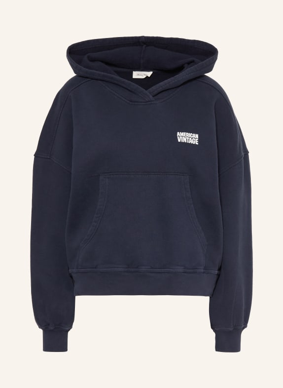 American Vintage Bluza z kapturem PLIZZY GRANATOWY