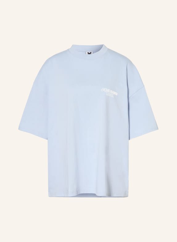KARO KAUER T-Shirt HELLBLAU / WEISS