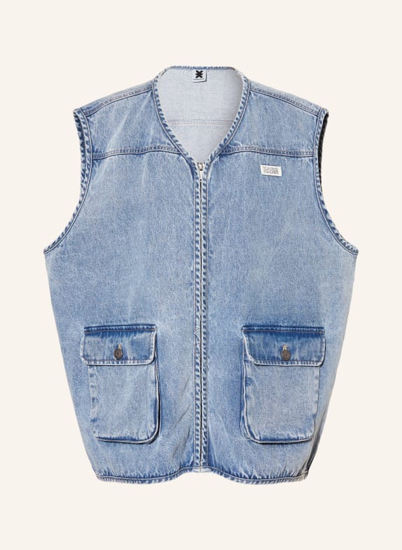 KARO KAUER Oversized-Jeansweste BLAU