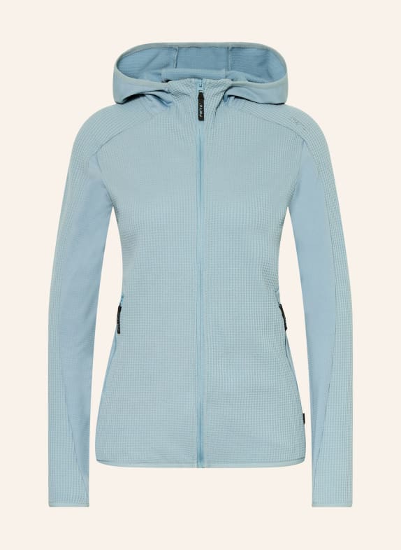 me°ru' WOLVERHAMPTON fleece jacket BLUE GRAY