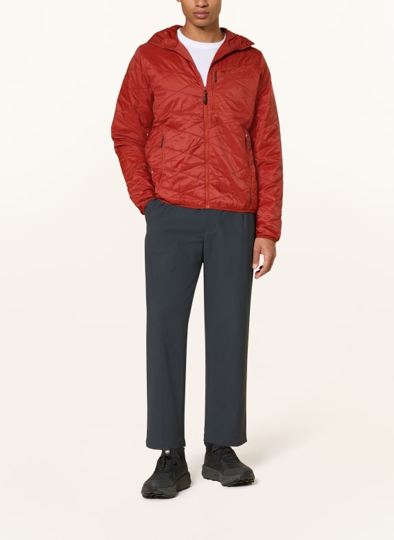 me°ru' Steppjacke ITHARI zum Wenden ROT