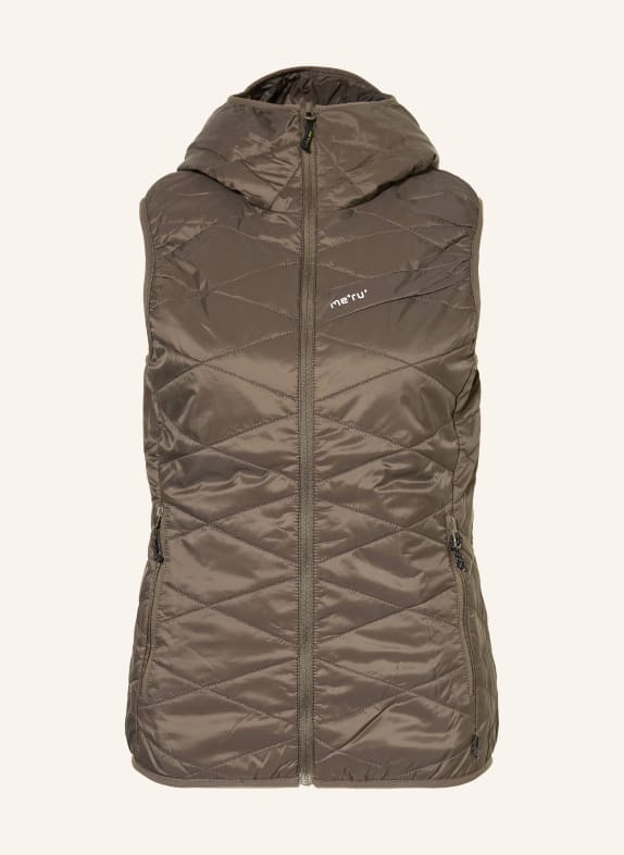 me°ru' Steppweste ITHARI zum Wenden KHAKI