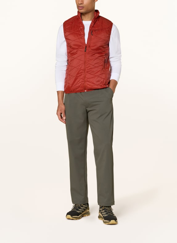 me°ru' ITHARI gewatteerd vest, omkeerbaar ROOD