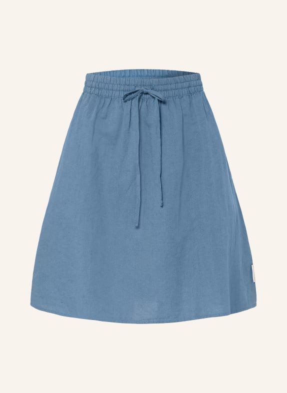 Marc O'Polo DENIM Sukně z lnu MODRÁ