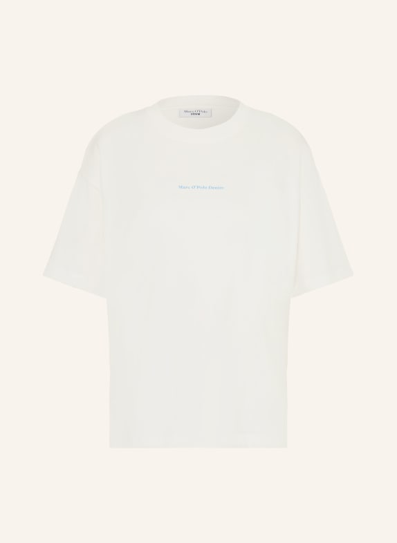 Marc O'Polo DENIM T-Shirt WEISS / HELLGELB / HELLBLAU