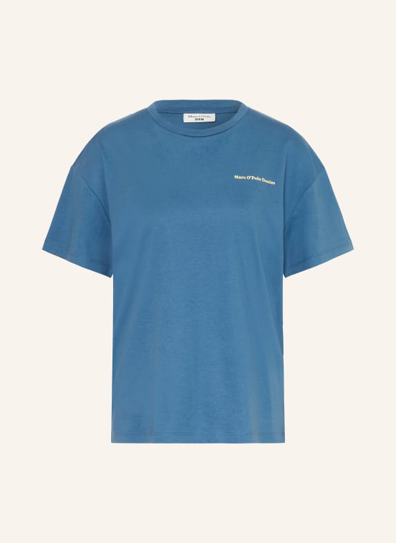 Marc O'Polo DENIM T-Shirt BLAU / HELLGELB