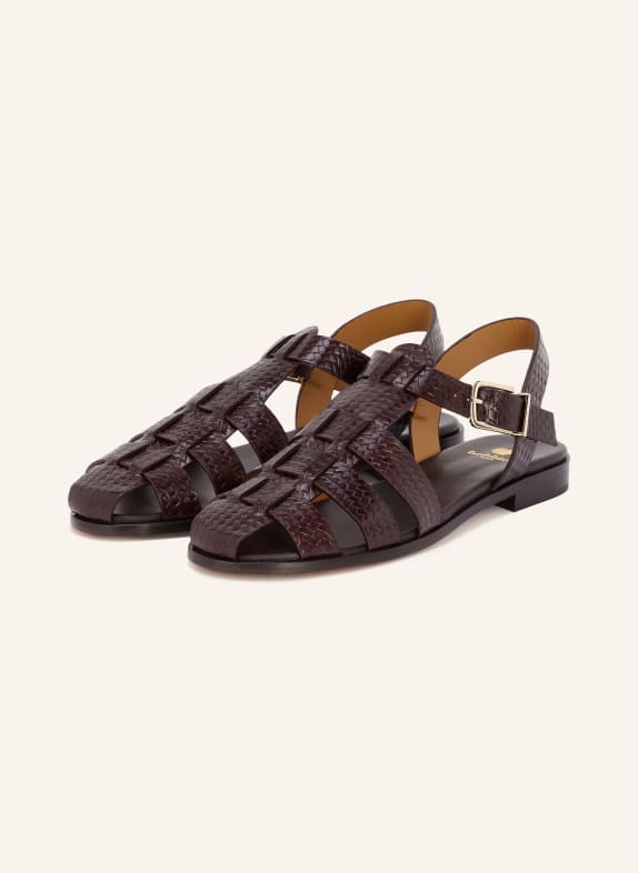 bobbies ROMANE Sandals DARK BROWN