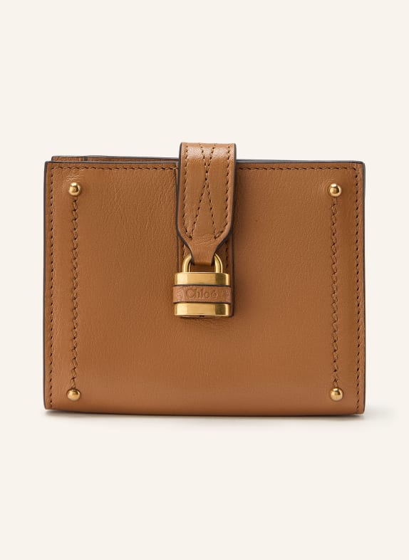 Chloé Portemonnee PADDINGTON Mustang Brown