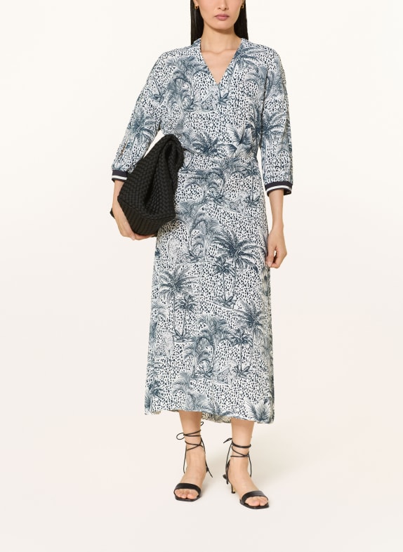 SPORTALM Kleid mit 3/4-Arm ECRU / DUNKELBLAU