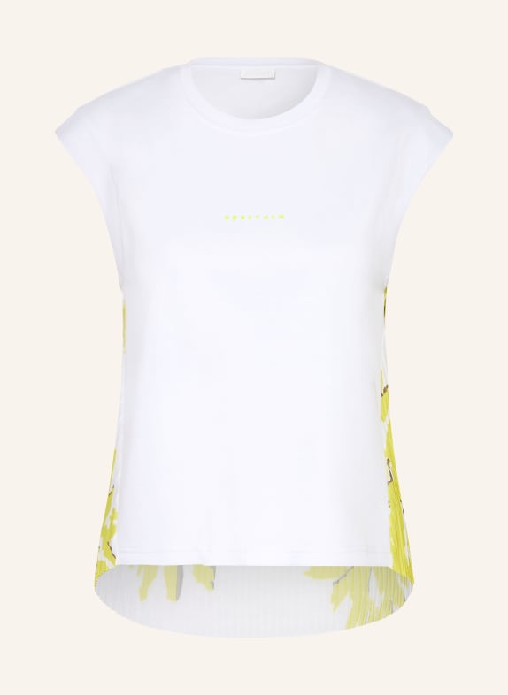 SPORTALM T-shirt van verschillende materialen WIT / KAKI / LICHTGROEN