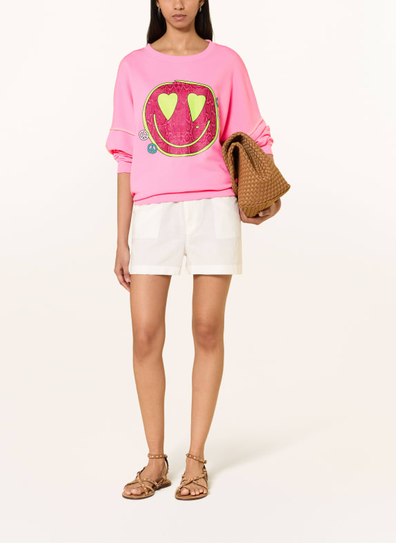 miss goodlife Sweatshirt ROZE / ROOD / NEONGEEL