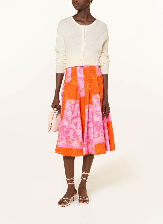 miss goodlife Rok ORANJE / ROZE