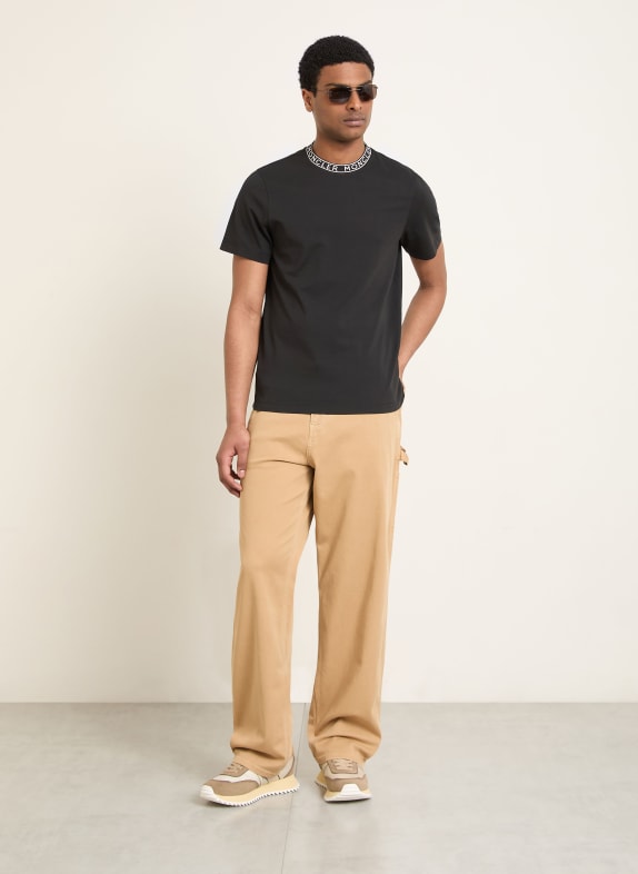 MONCLER Tricou NEGRU