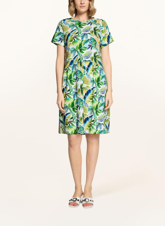 CARTOON sukienka z dżerseju ZIELONY / CIEMNOŻÓŁTY / NIEBIESKI