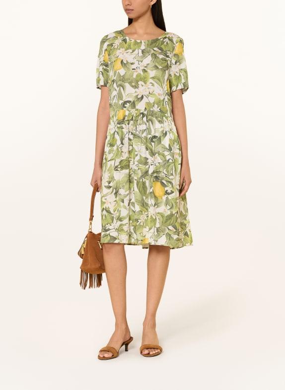 CARTOON Dress GREEN / YELLOW / WHITE